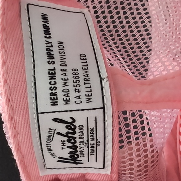 Hershal ,Whaler, Mesh,Soft Brim NWT, Women's Pink Trucker Hat. - Picture 9 of 10